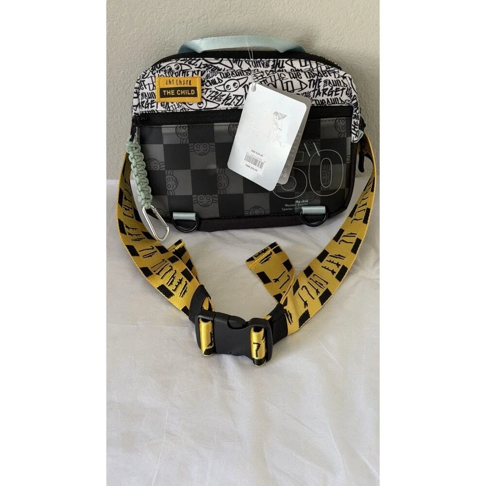 Disney Star Wars The Mandalorian The Child Grogu Crossbody Bag Waist Pack NWT